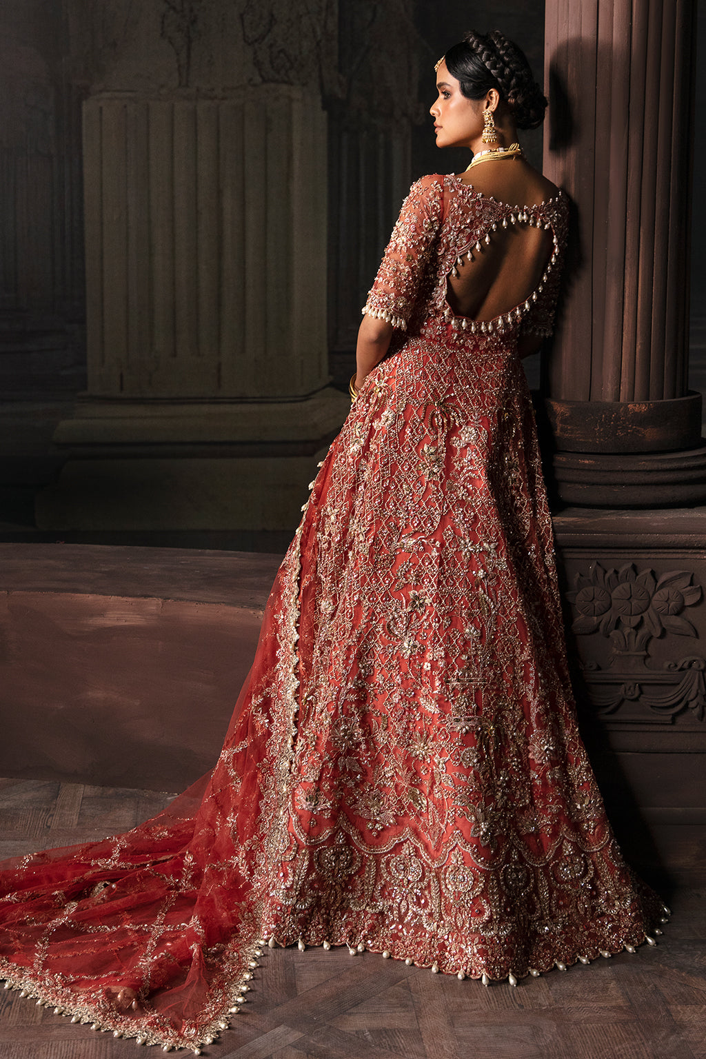 Embellished Designer Rajasthani Lehenga Choli Bridal Dress, 54% OFF